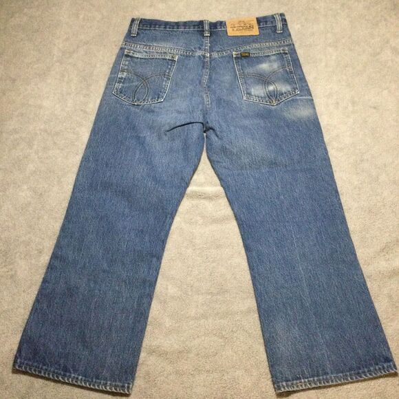 Vintage Texas Safety Jeans‎ Mens 32x25 Medium Wash Western Made In Usa - Picture 3 of 7